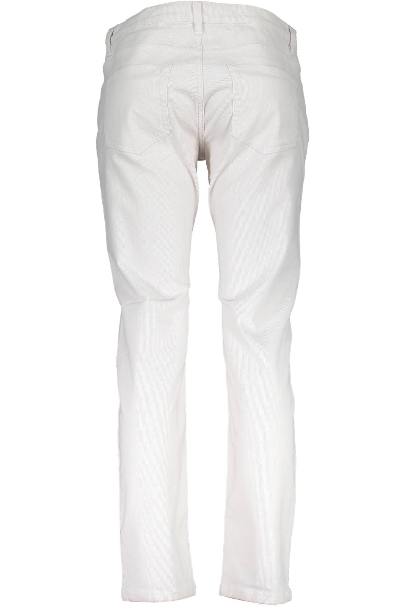 White Cotton Jeans & Pant