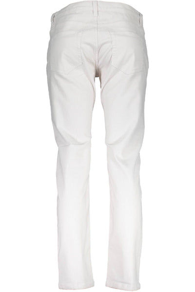 White Cotton Jeans & Pant