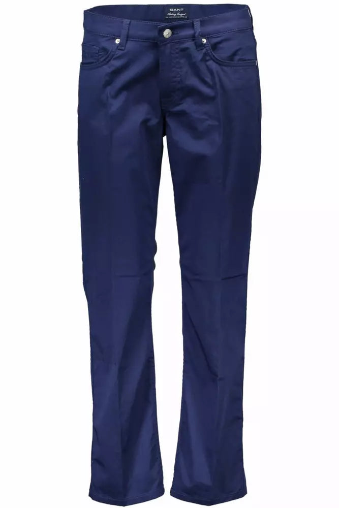 Blue Cotton Jeans & Pant