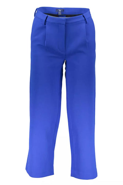 Blue Polyester Jeans & Pant