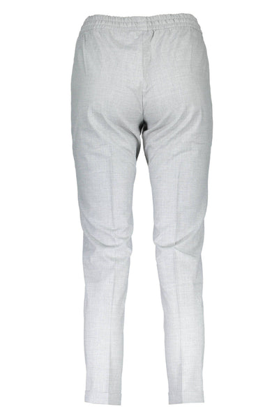 Gray Polyester Jeans & Pant