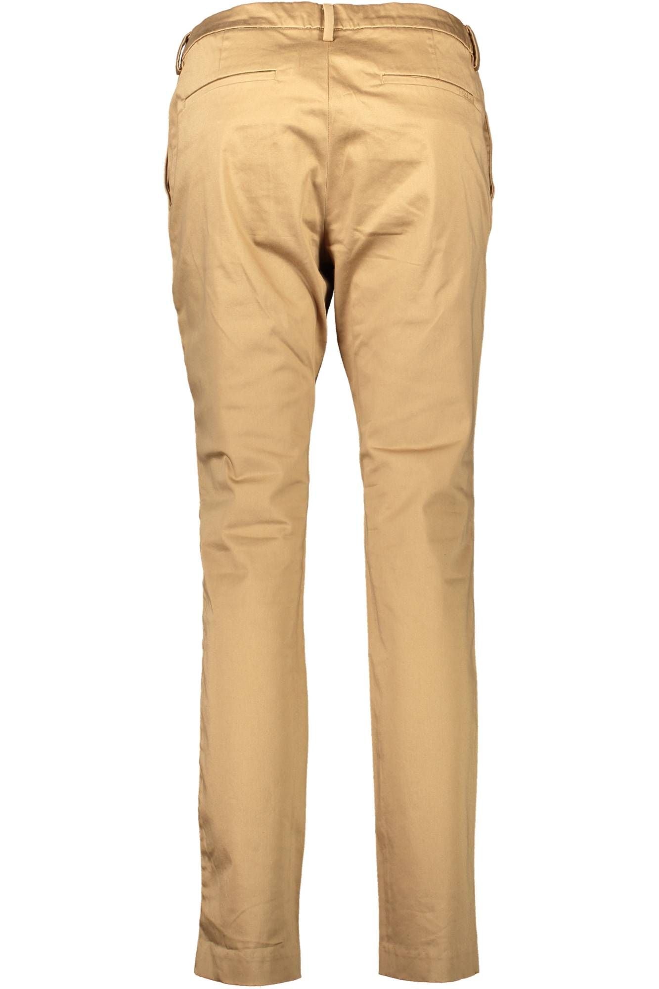 Brown Cotton Jeans & Pant