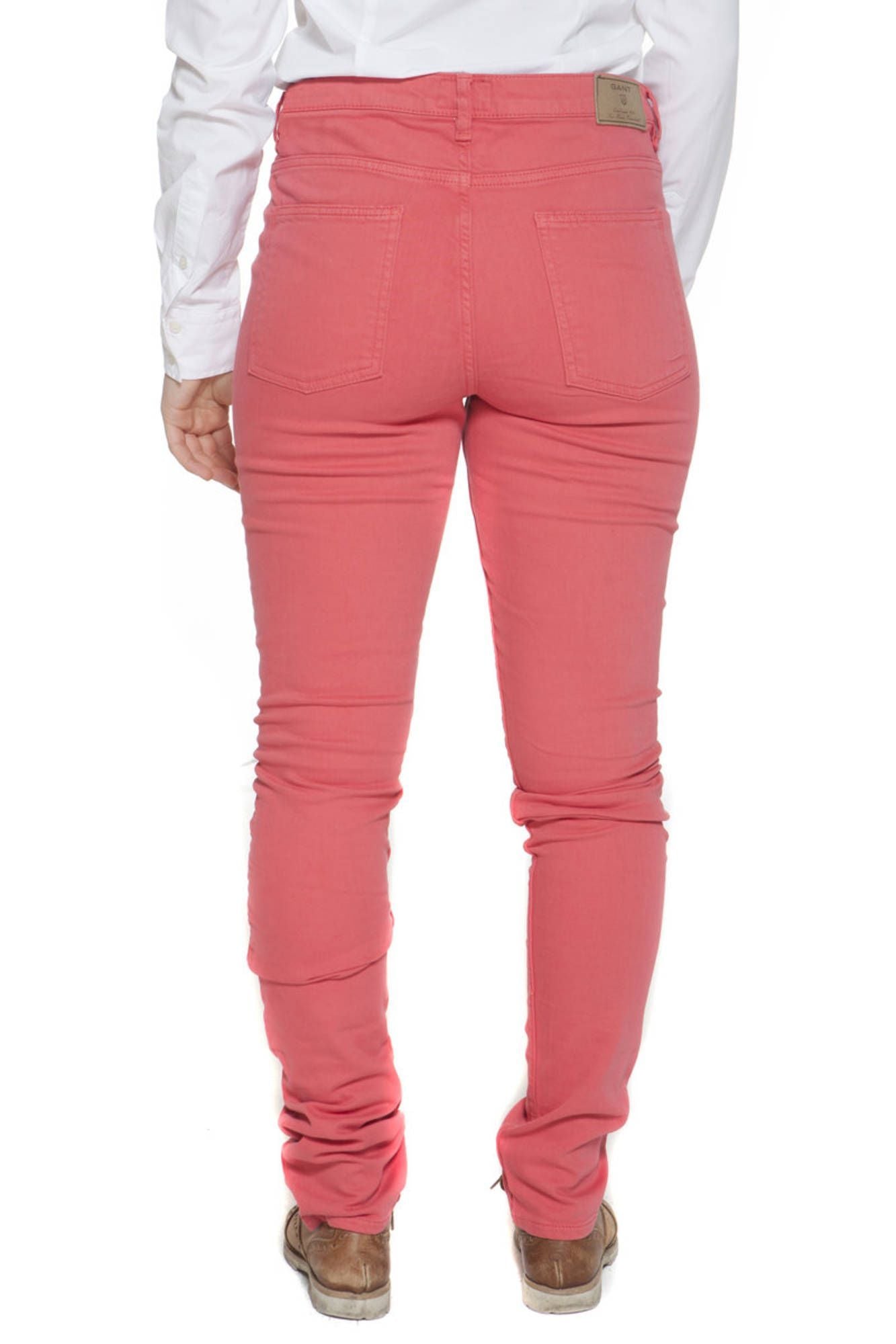 Pink Cotton Jeans & Pant