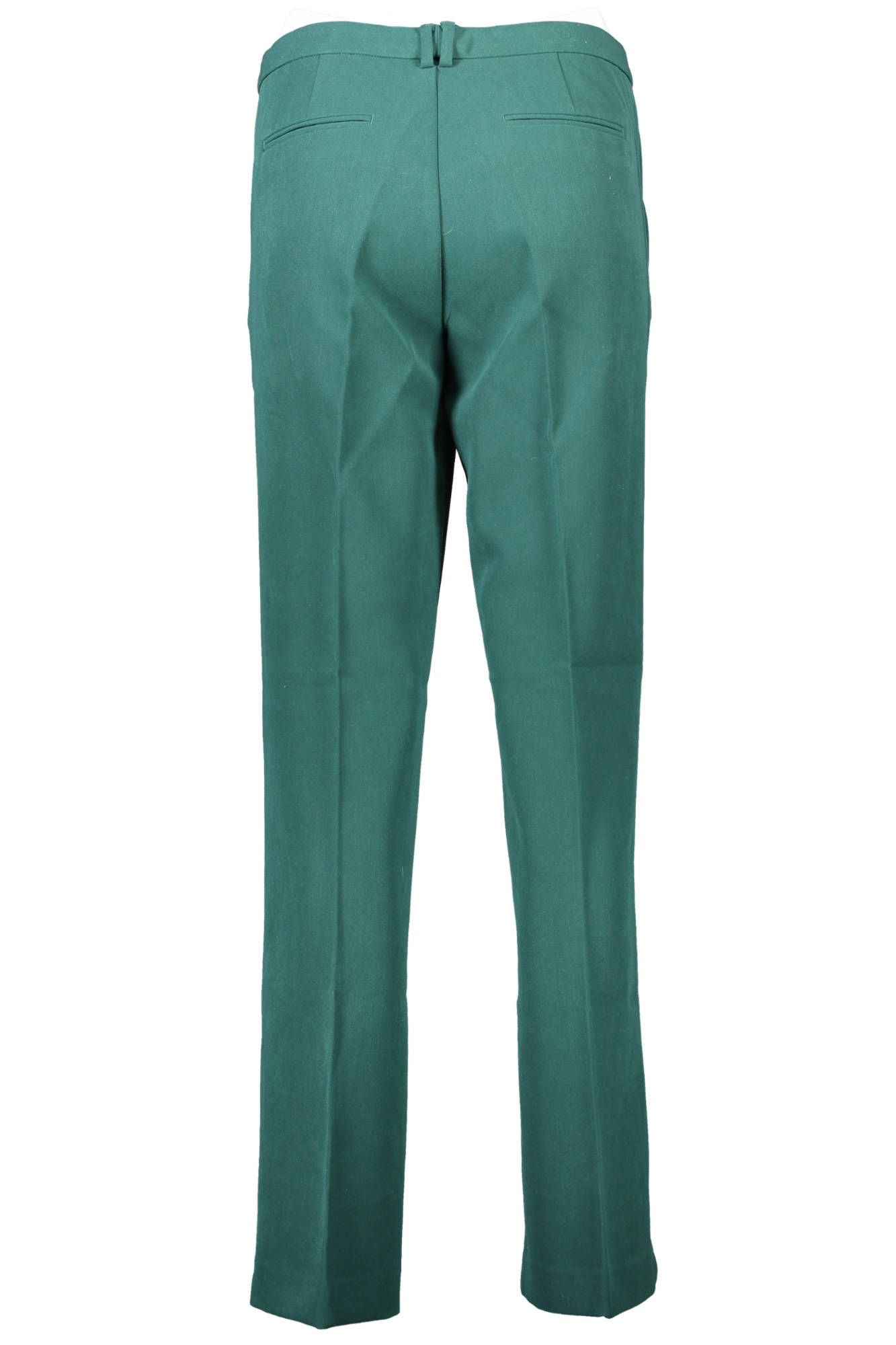 Green Polyester Jeans & Pant