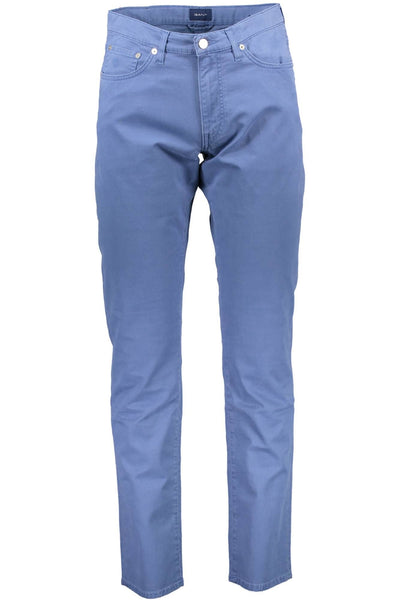 Light Blue Cotton Jeans & Pant