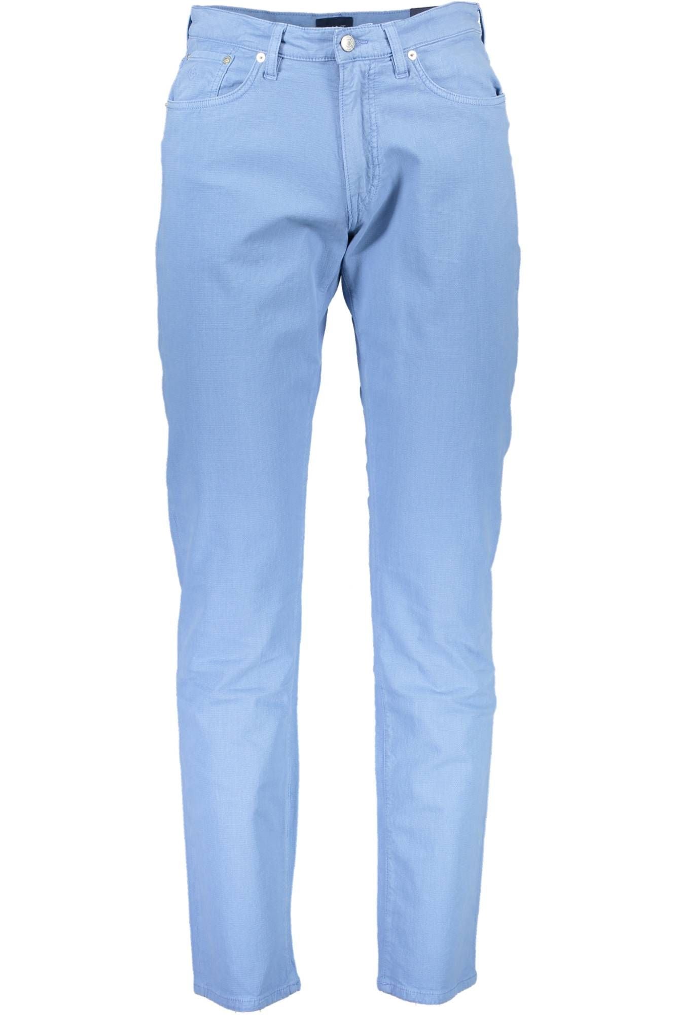 Light Blue Cotton Jeans & Pant