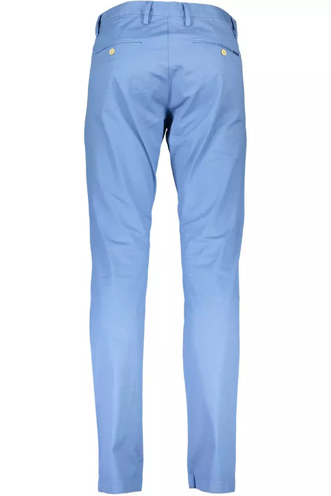 Light Blue Cotton Jeans & Pant