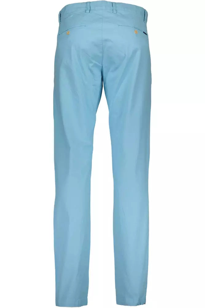 Light Blue Cotton Jeans & Pant