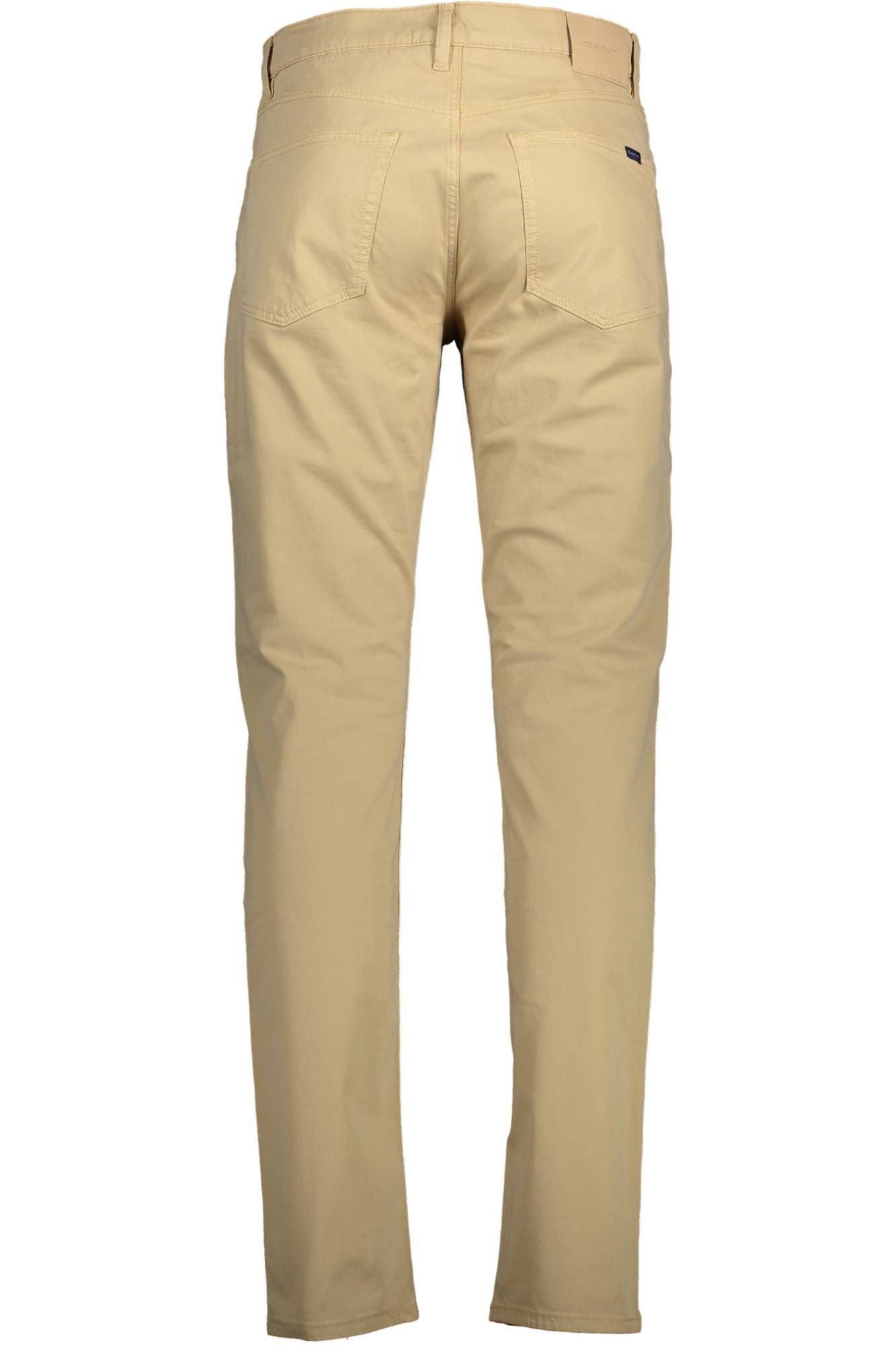 Beige Cotton Jeans & Pant