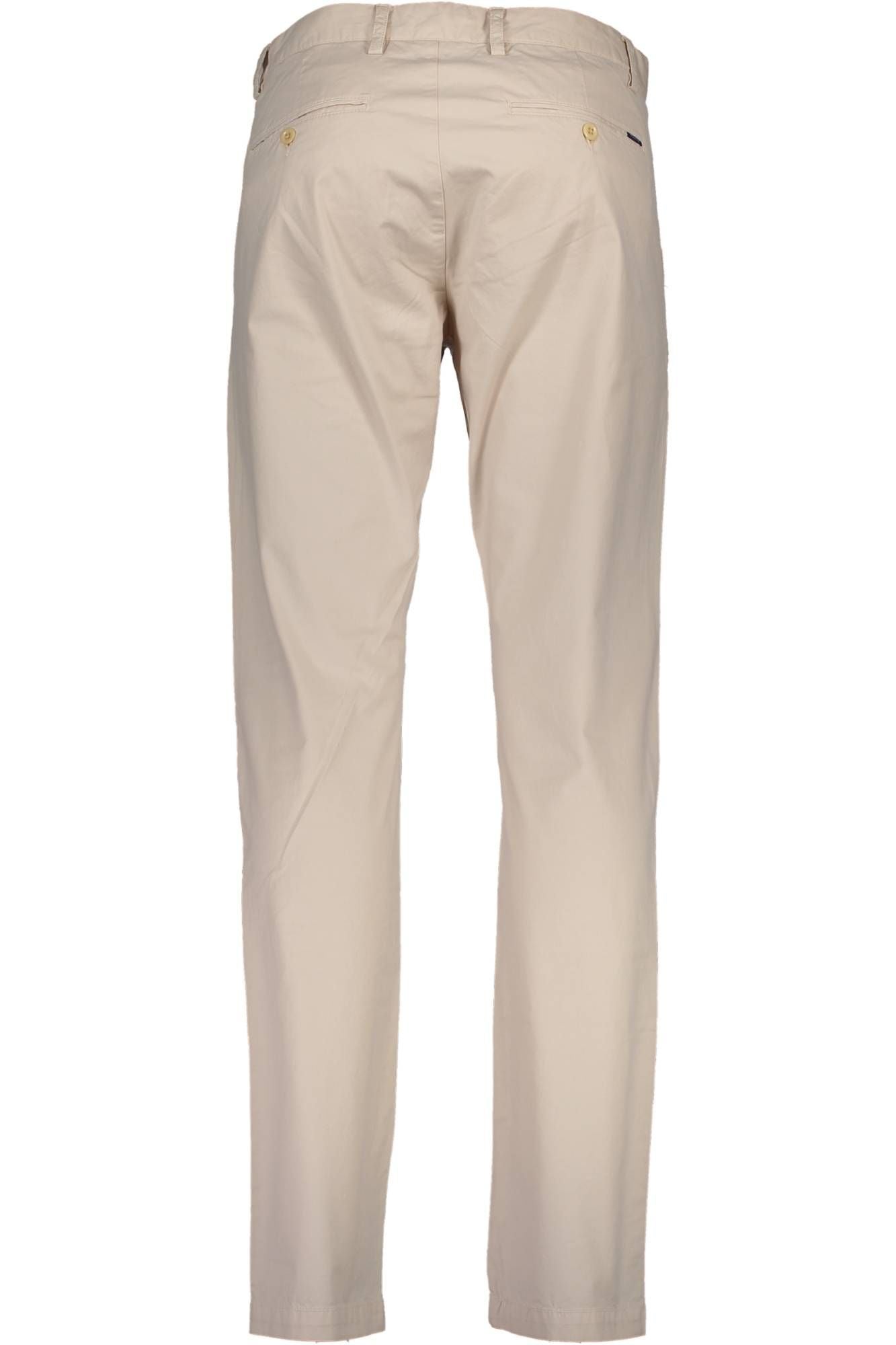 Beige Cotton Jeans & Pant