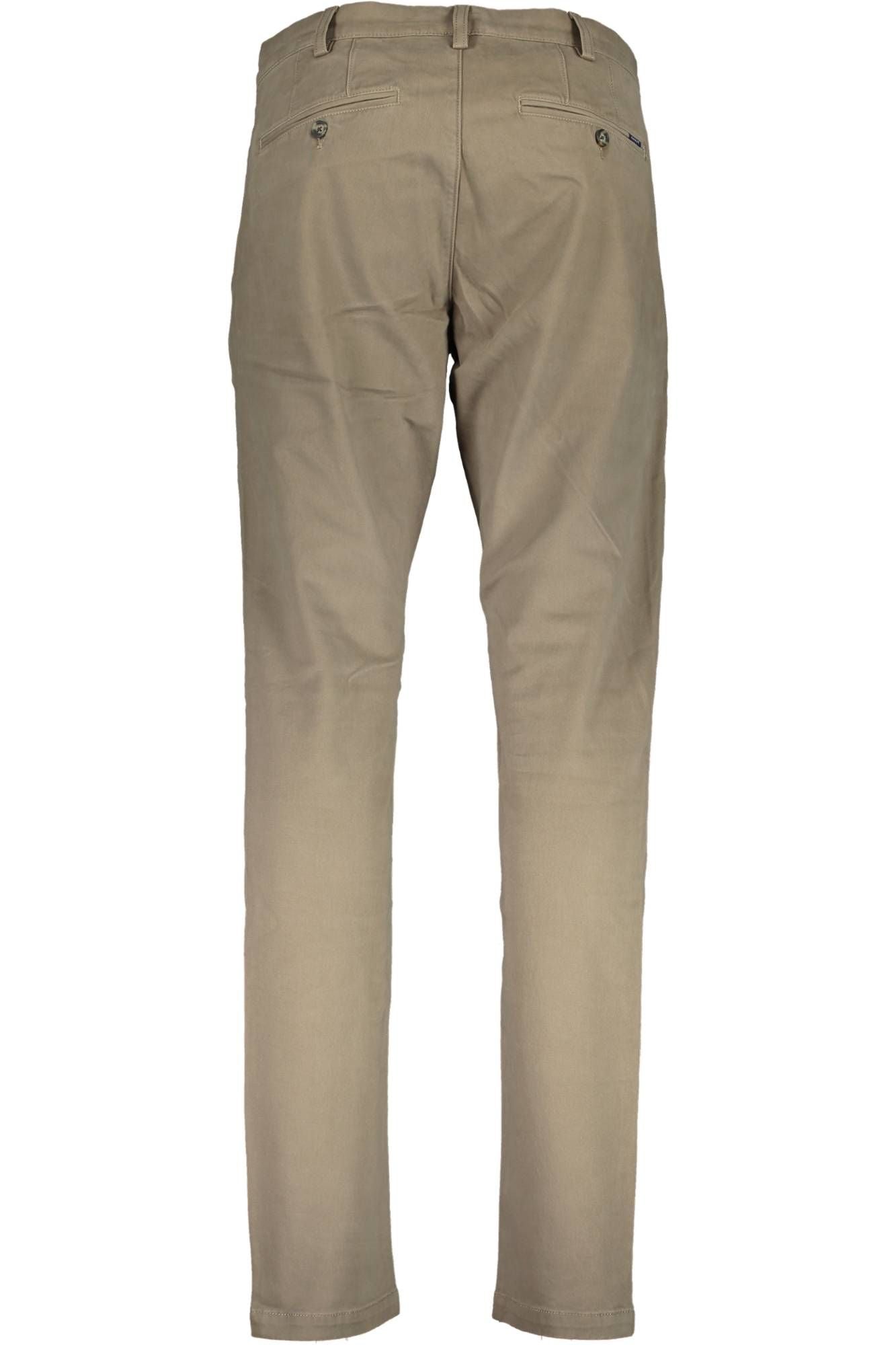 Beige Cotton Jeans & Pant