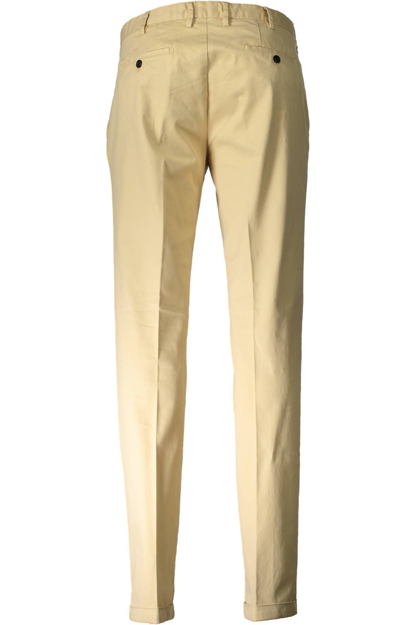 Beige Cotton Jeans & Pant