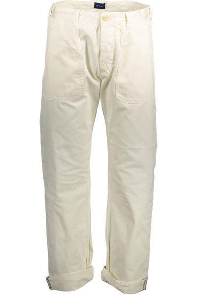 White Cotton Jeans & Pant