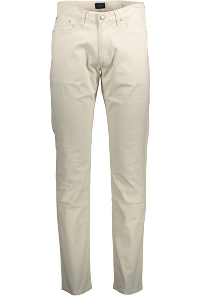 White Cotton Jeans & Pant