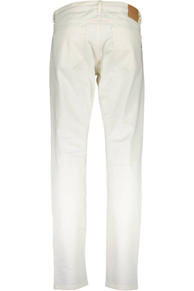 White Cotton Jeans & Pant