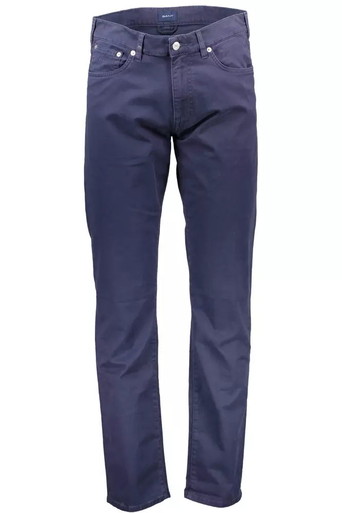 Blue Cotton Jeans & Pant