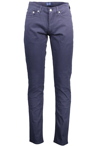 Blue Cotton Jeans & Pant