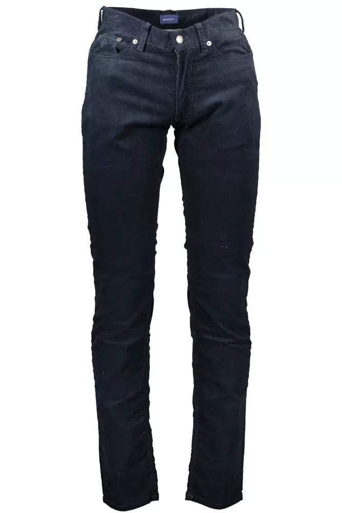 Blue Cotton Jeans & Pant