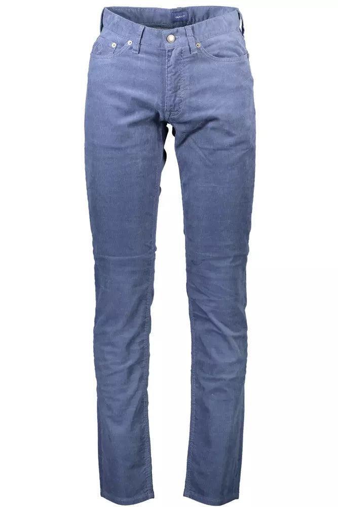 Blue Cotton Jeans & Pant