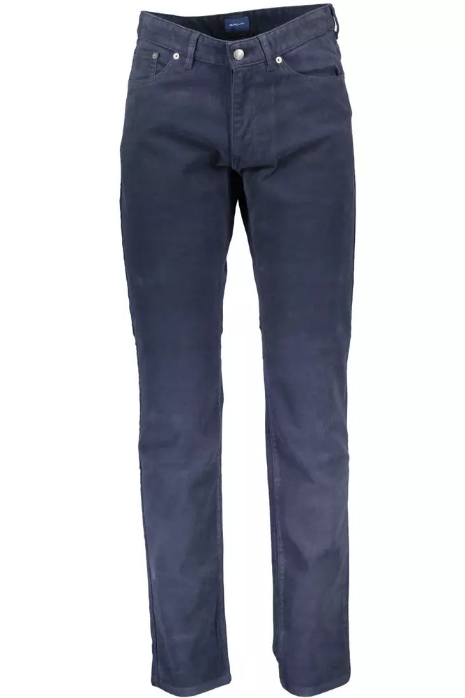 Blue Cotton Jeans & Pant