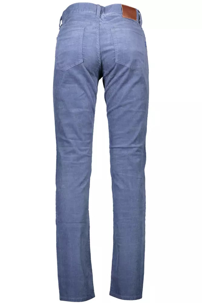 Blue Cotton Jeans & Pant