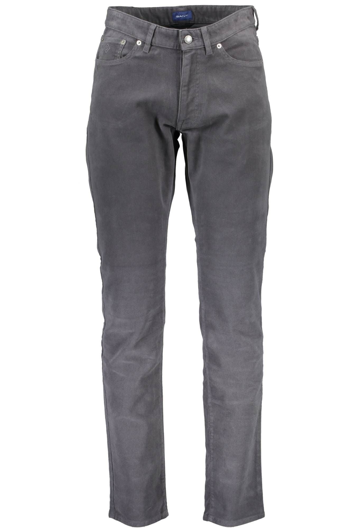 Gray Cotton Jeans & Pant