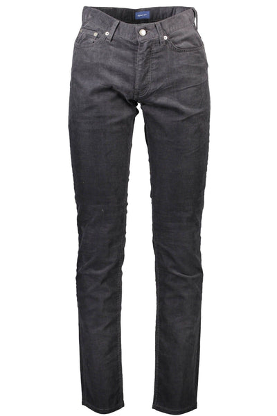 Gray Cotton Jeans & Pant