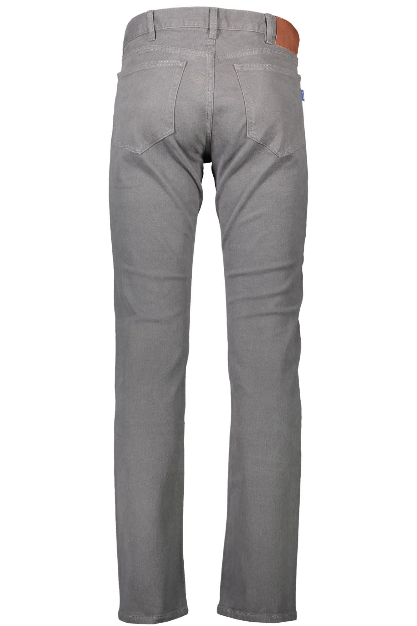 Gray Cotton Jeans & Pant