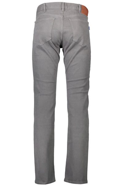 Gray Cotton Jeans & Pant