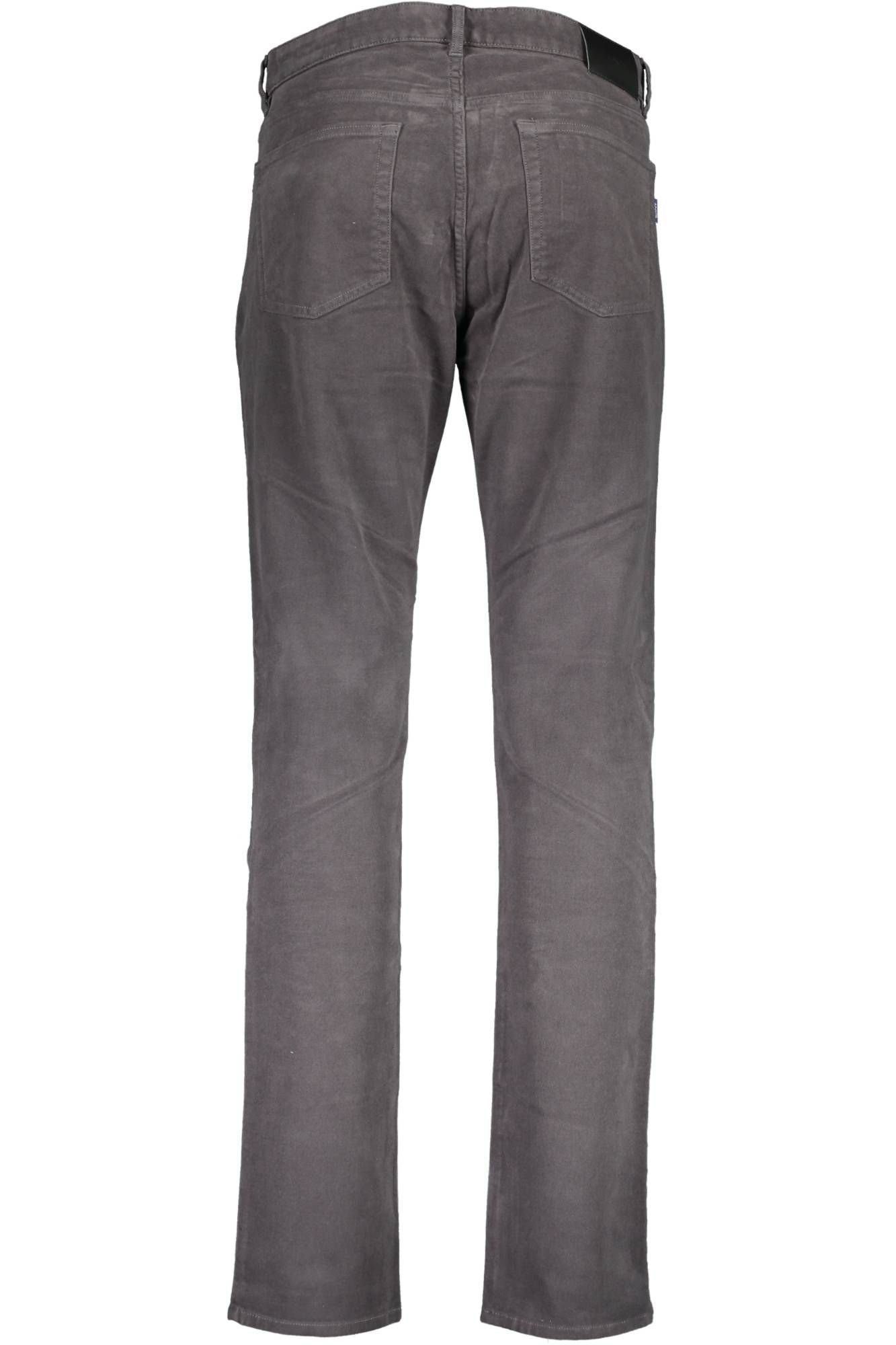 Gray Cotton Jeans & Pant