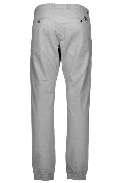 Gray Cotton Jeans & Pant