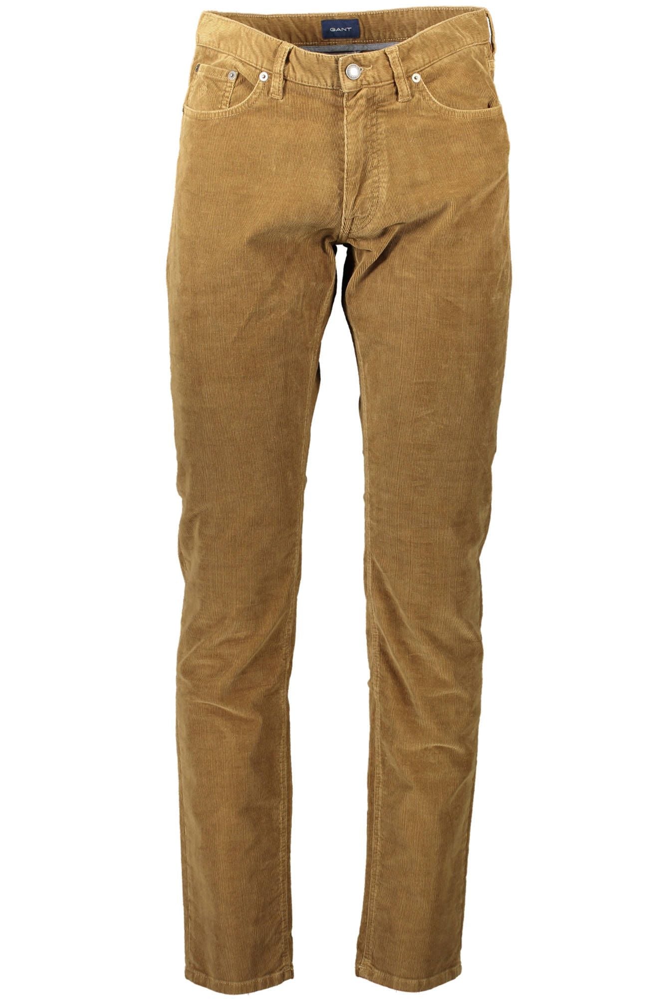 Brown Cotton Jeans & Pant