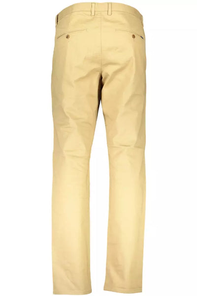 Brown Cotton Jeans & Pant