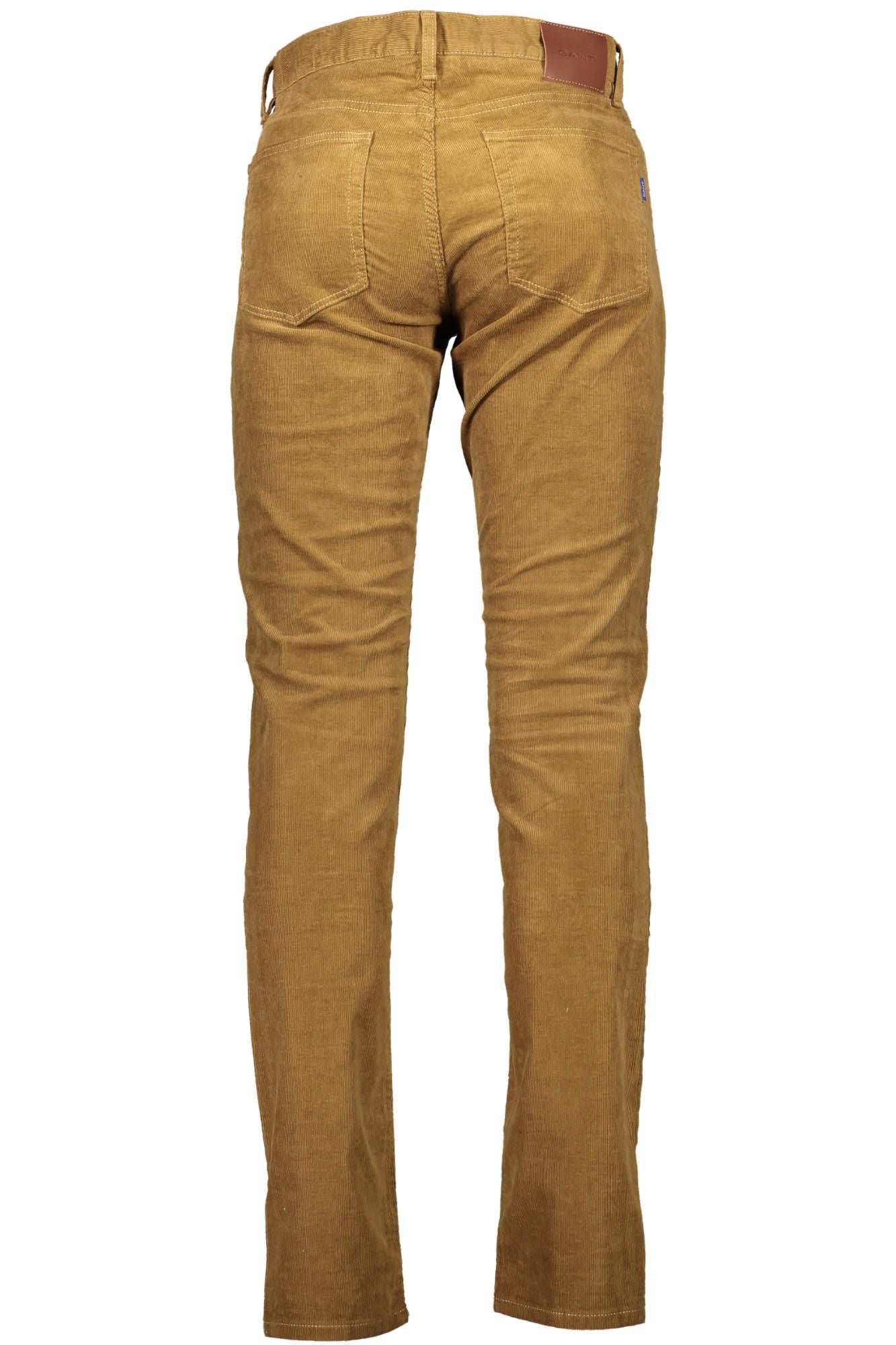 Brown Cotton Jeans & Pant