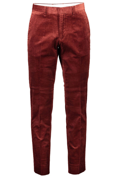 Red Cotton Jeans & Pant