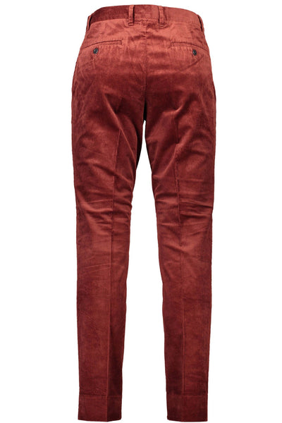 Red Cotton Jeans & Pant