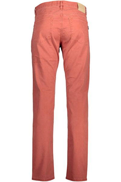 Red Cotton Jeans & Pant