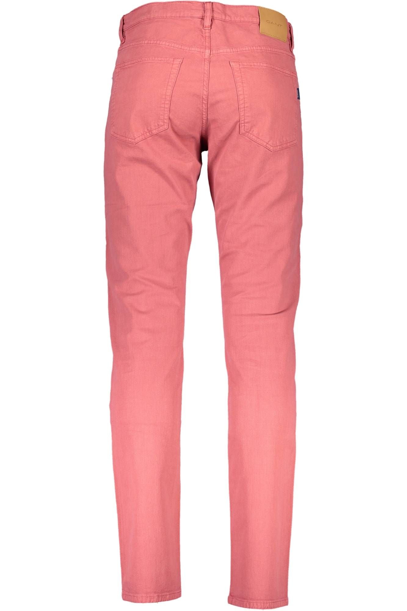 Red Cotton Jeans & Pant