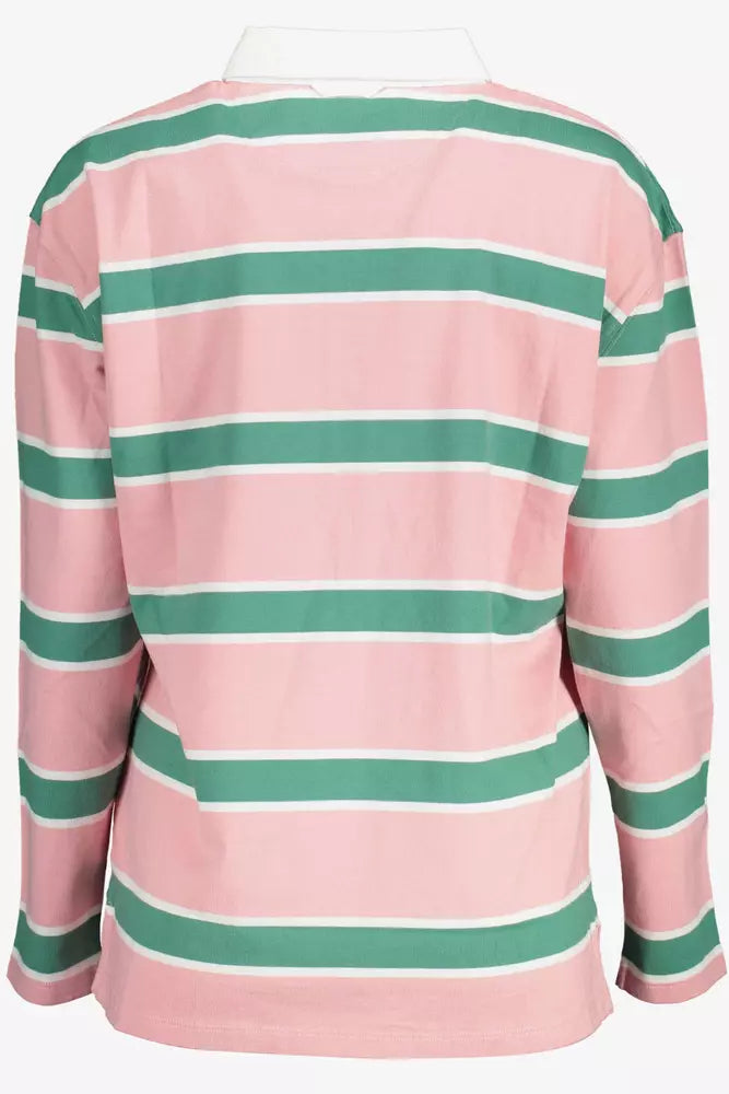 Pink Cotton Polo Shirt