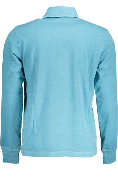 Light Blue Cotton Polo Shirt