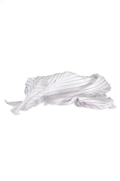 White Cotton Scarf