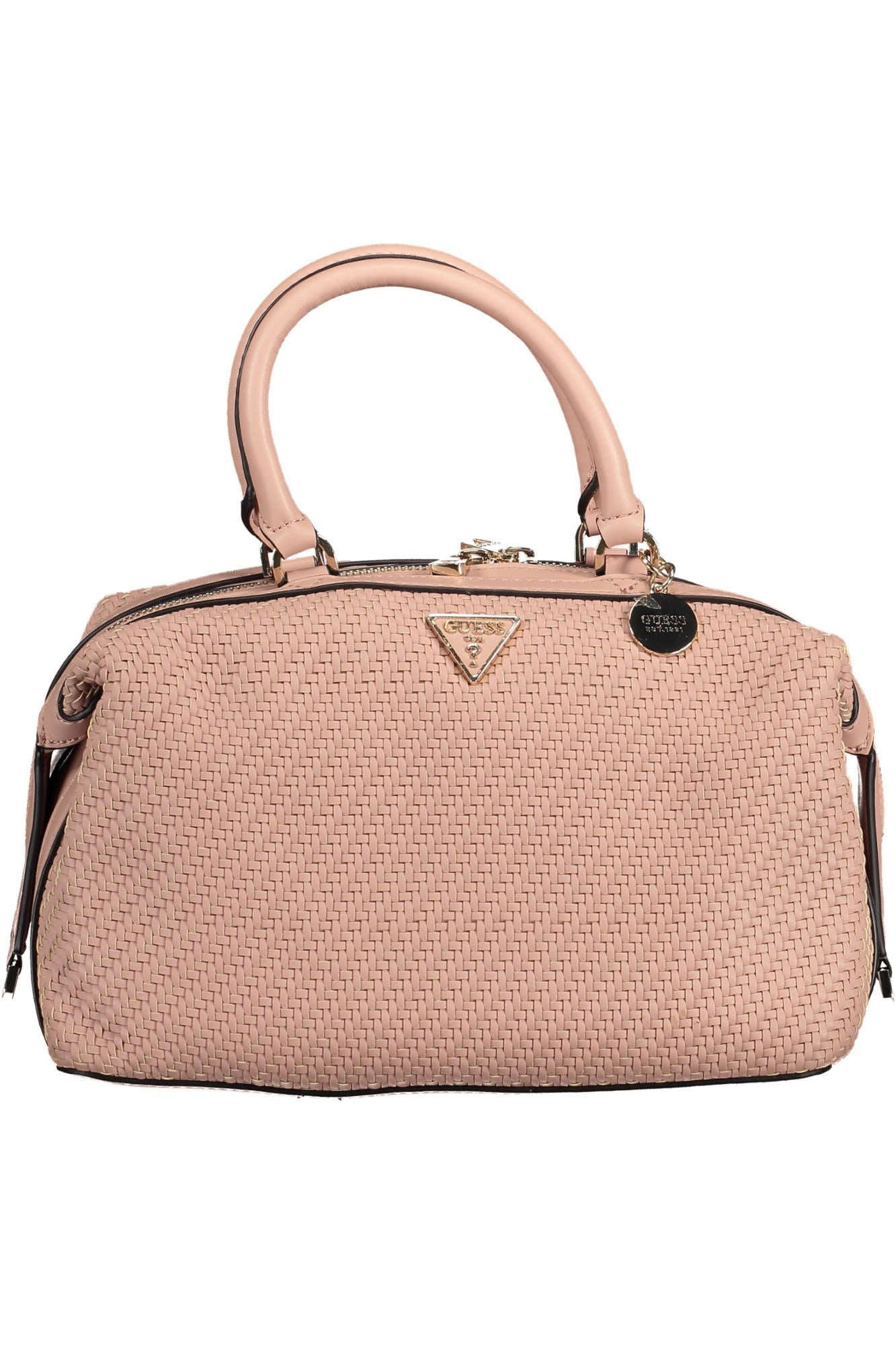 Pink Polyurethane Handbag