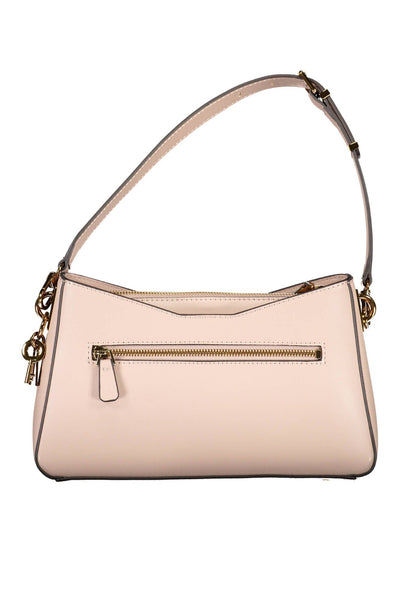 Pink Polyurethane Handbag