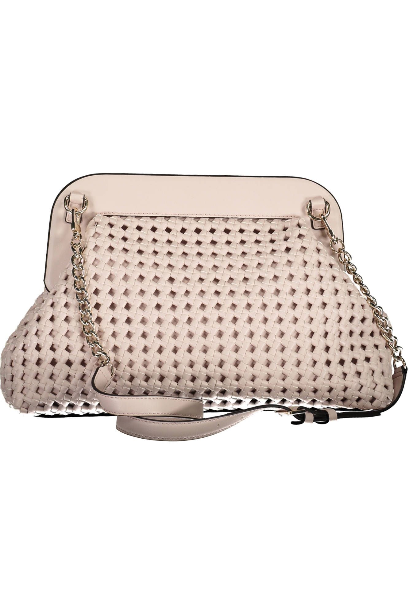 Pink Polyurethane Handbag