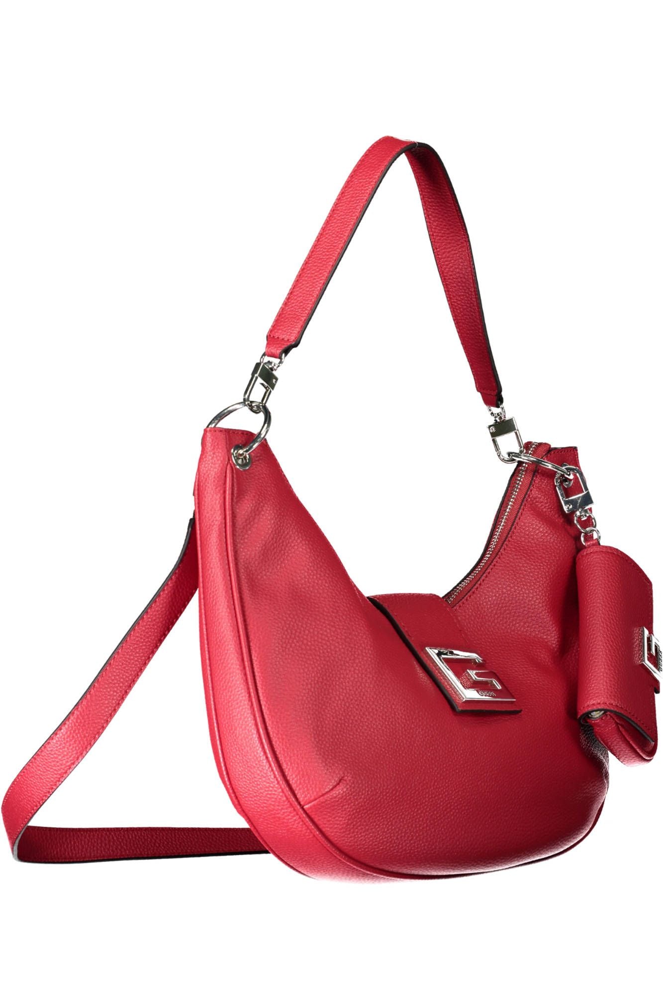 Red Polyurethane Handbag