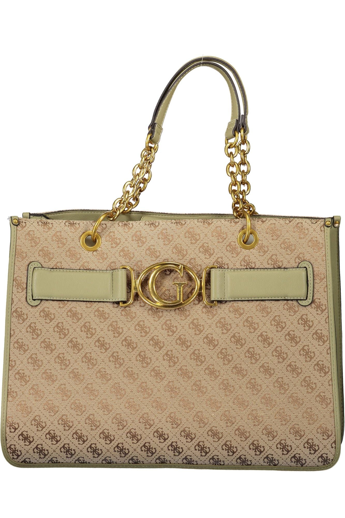 Green Polyester Handbag