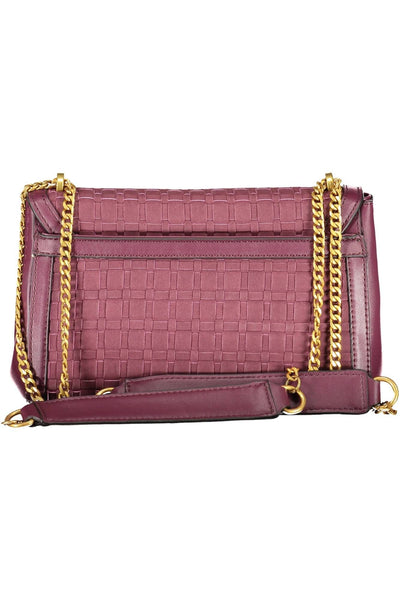 Purple Polyurethane Handbag