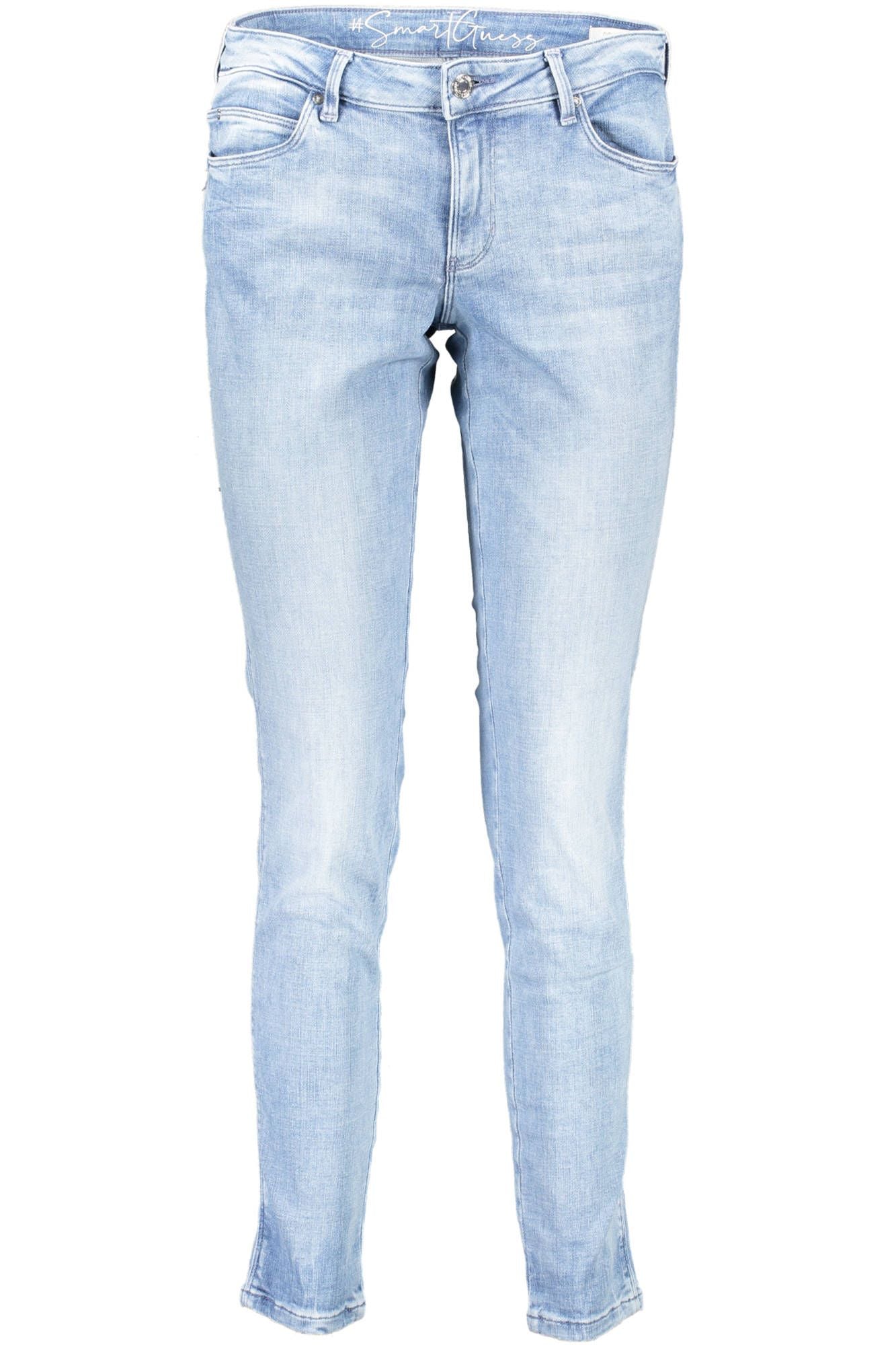 Light Blue Cotton Jeans & Pant