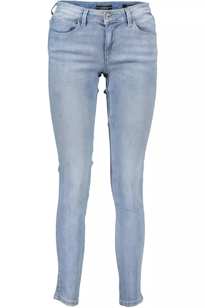 Light Blue Cotton Jeans & Pant