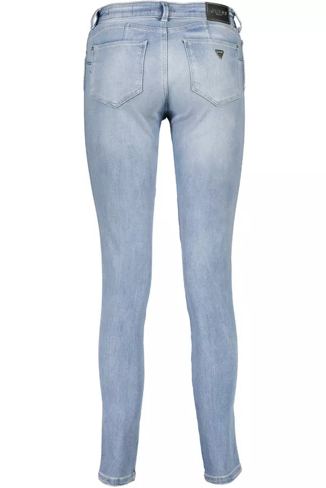 Light Blue Cotton Jeans & Pant